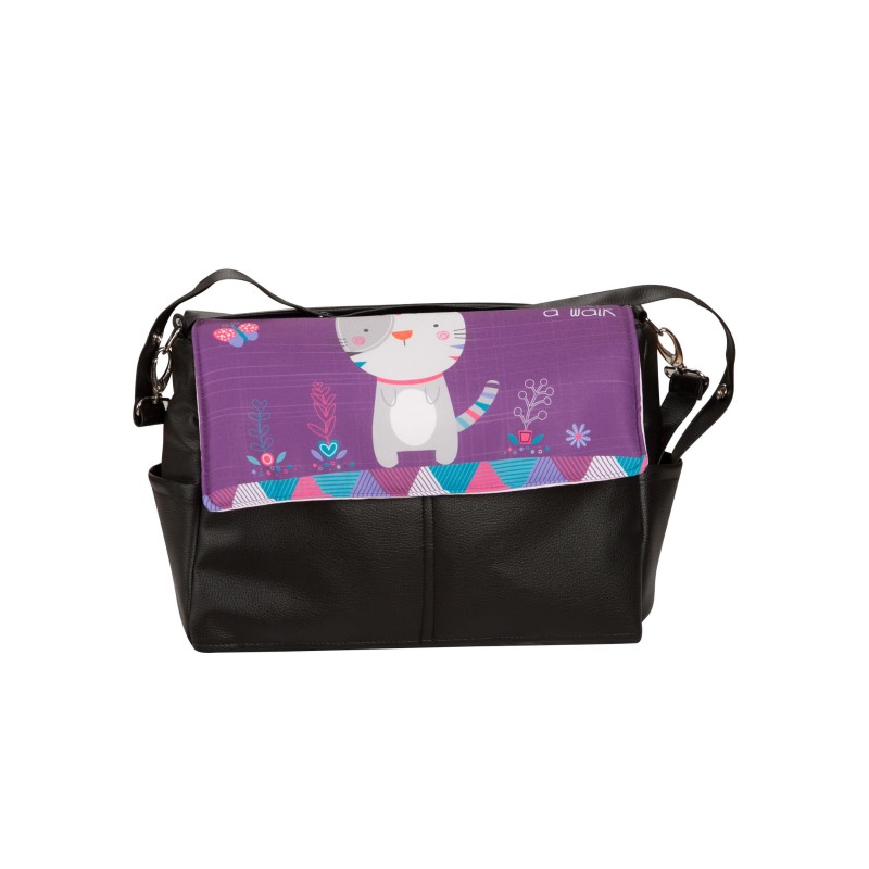 Bolso bebé polipiel Kitty Morado Bolso bebé polipiel Kitty Morado