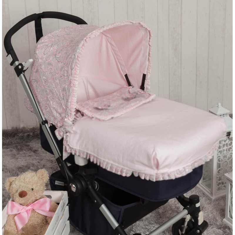 Colcha Bugaboo de capazo Caramelo Azul Colcha Bugaboo de capazo Caramelo Azul