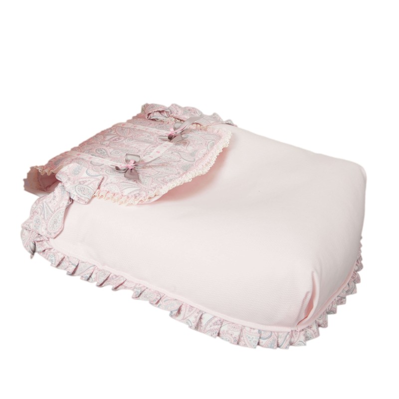 Colcha Bugaboo de capazo Caramelo Rosa Colcha Bugaboo de capazo Caramelo Rosa