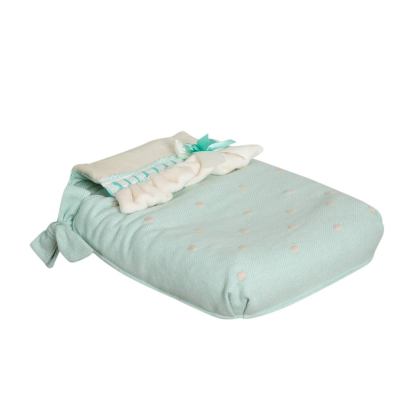 Colcha Bugaboo de capazo Caricias Aguamarina Colcha Bugaboo de capazo Caricias Aguamarina