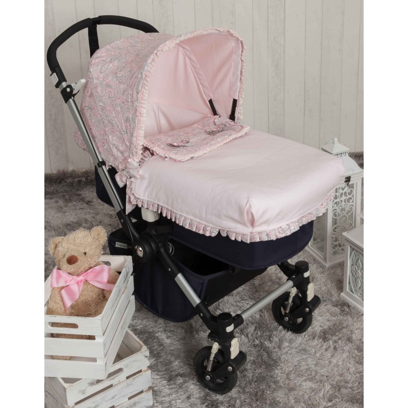 Colcha Bugaboo de capazo Caramelo Rosa Colcha Bugaboo de capazo Caramelo Rosa