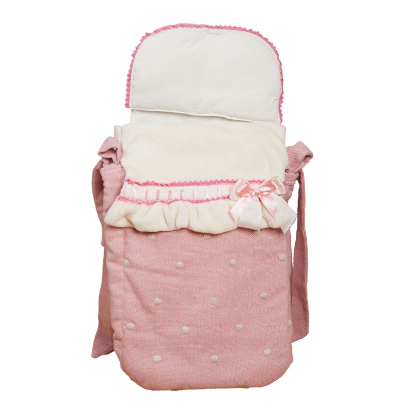 Saco bebé 3 usos Caricias Rosa Saco bebé 3 usos Caricias Rosa