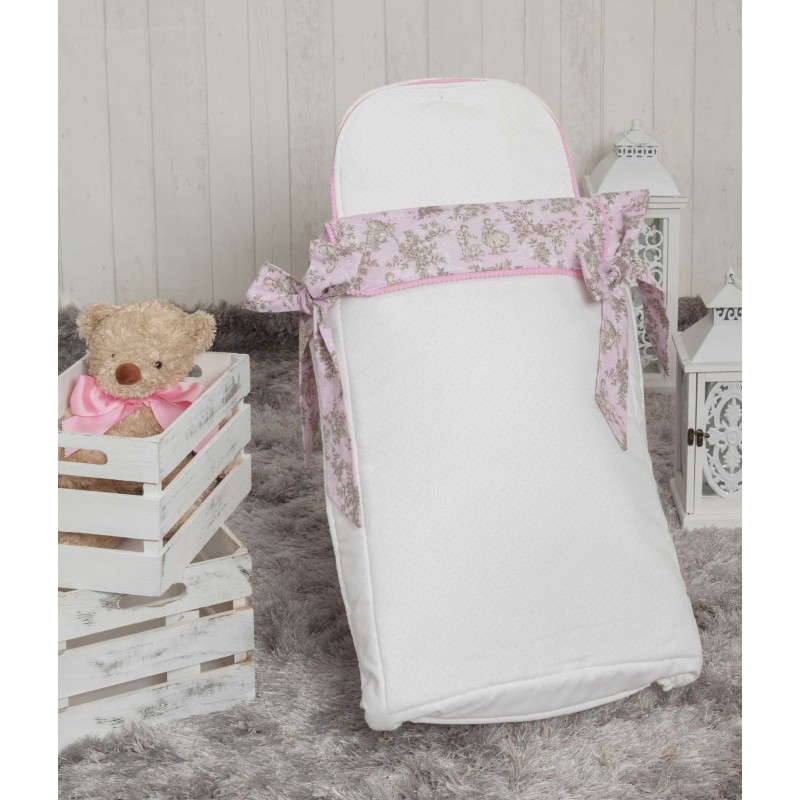 Saco bebé 3 usos Paseos de Toile Rosa Saco bebé 3 usos Paseos de Toile Rosa