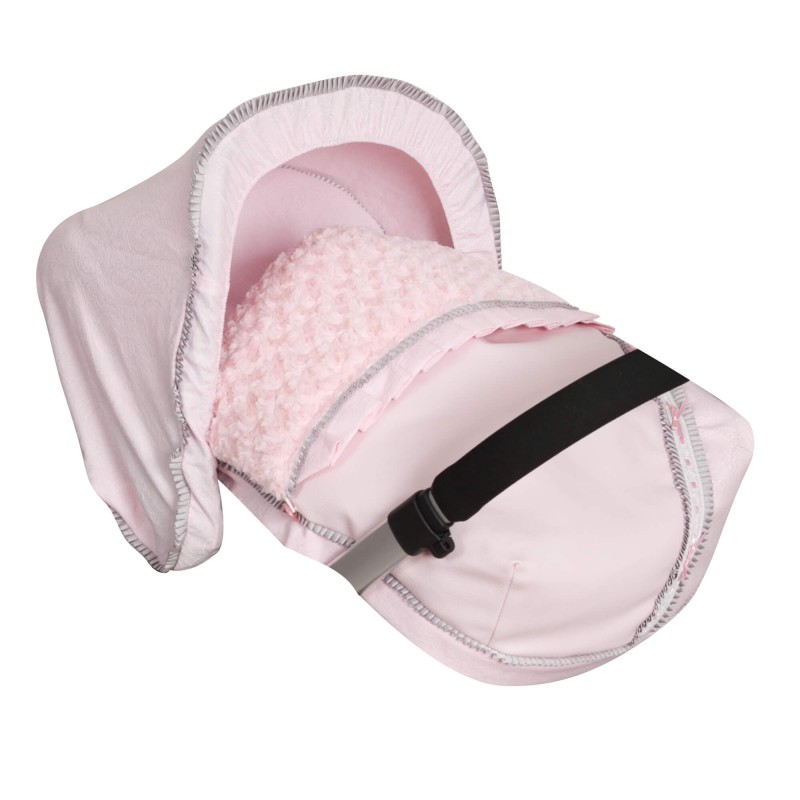 Bag for group 0 Pink Bombón. (hood included) Bag for group 0 Pink Bombón. (hood included)
