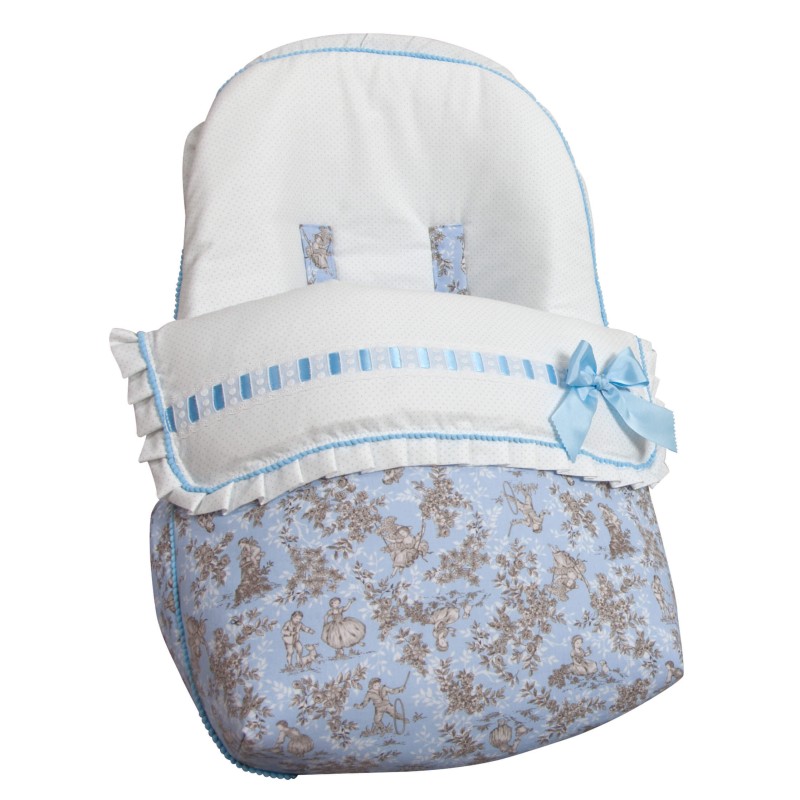 Saco para el grupo 0 Paseos de Toile Azul. (capota incluida) Saco para el grupo 0 Paseos de Toile Azul. (capota incluida)