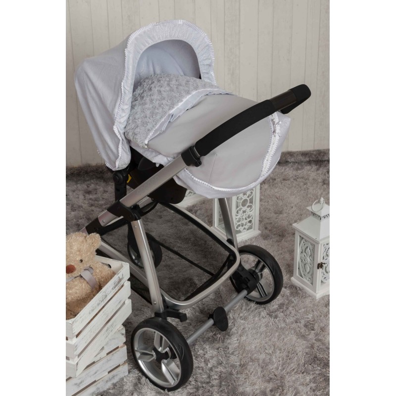 Sac pour groupe 0 Bombón Gris. (capuche incluse) Sac pour groupe 0 Bombón Gris. (capuche incluse)