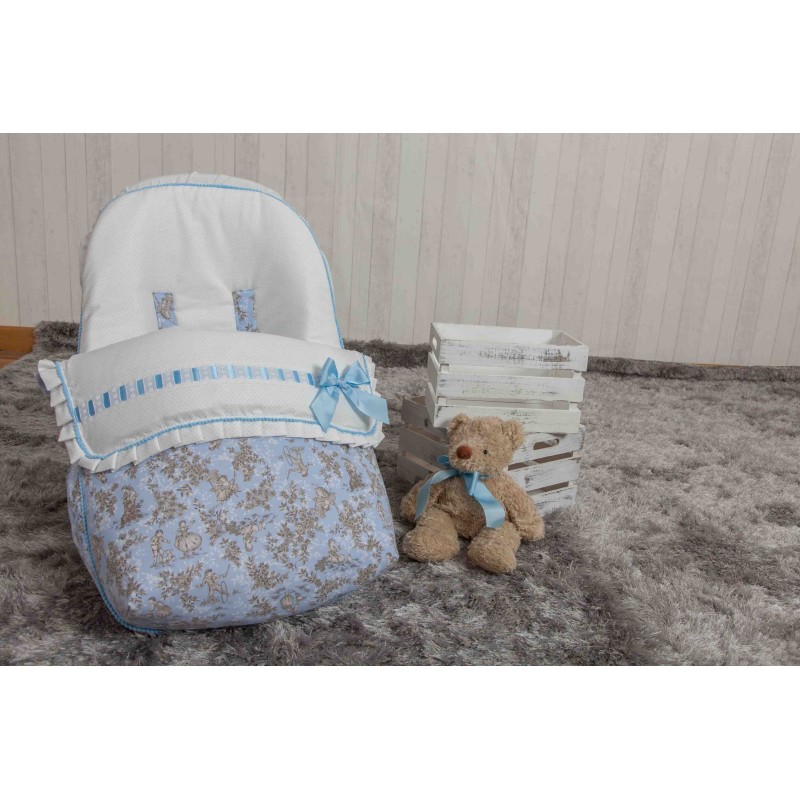 Saco para el grupo 0 Paseos de Toile Azul. (capota incluida) Saco para el grupo 0 Paseos de Toile Azul. (capota incluida)