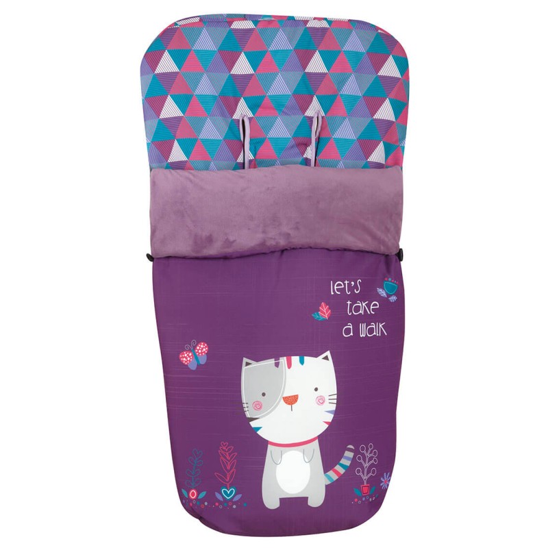 Saco para la silla de paseo Kitty Morado Saco para la silla de paseo Kitty Morado