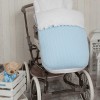 Saco para la silla de paseo Pompones Azul Saco para la silla de paseo Pompones Azul