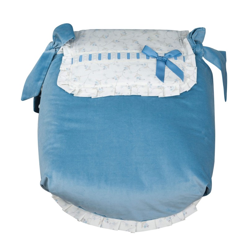 Autumn Blue Car Carrycot Quilt Autumn Blue Car Carrycot Quilt