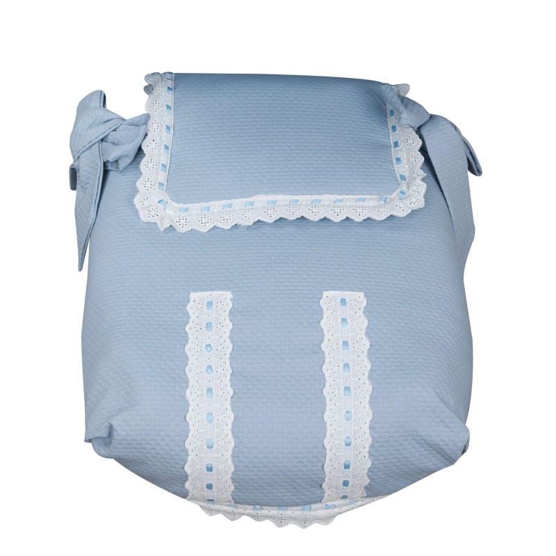 Colcha capazo coche Classic Azul Colcha capazo coche Classic Azul