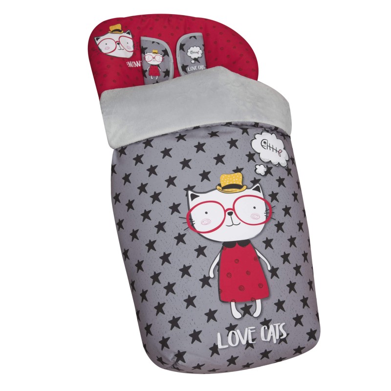 Saco para la silla de paseo Love Cats Saco para la silla de paseo Love Cats